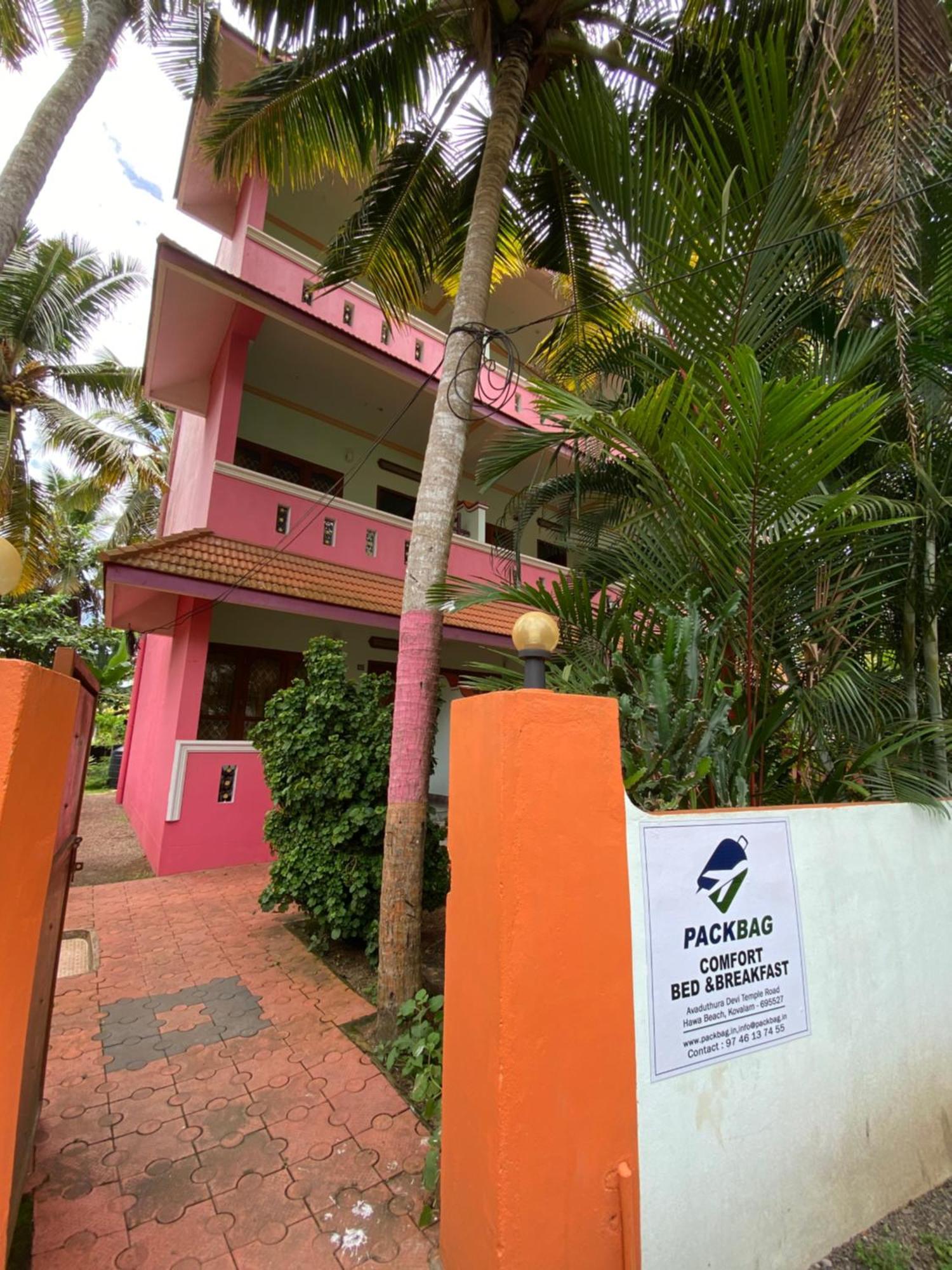 Packbag Comfort Bed & Breakfast Kovalam Εξωτερικό φωτογραφία