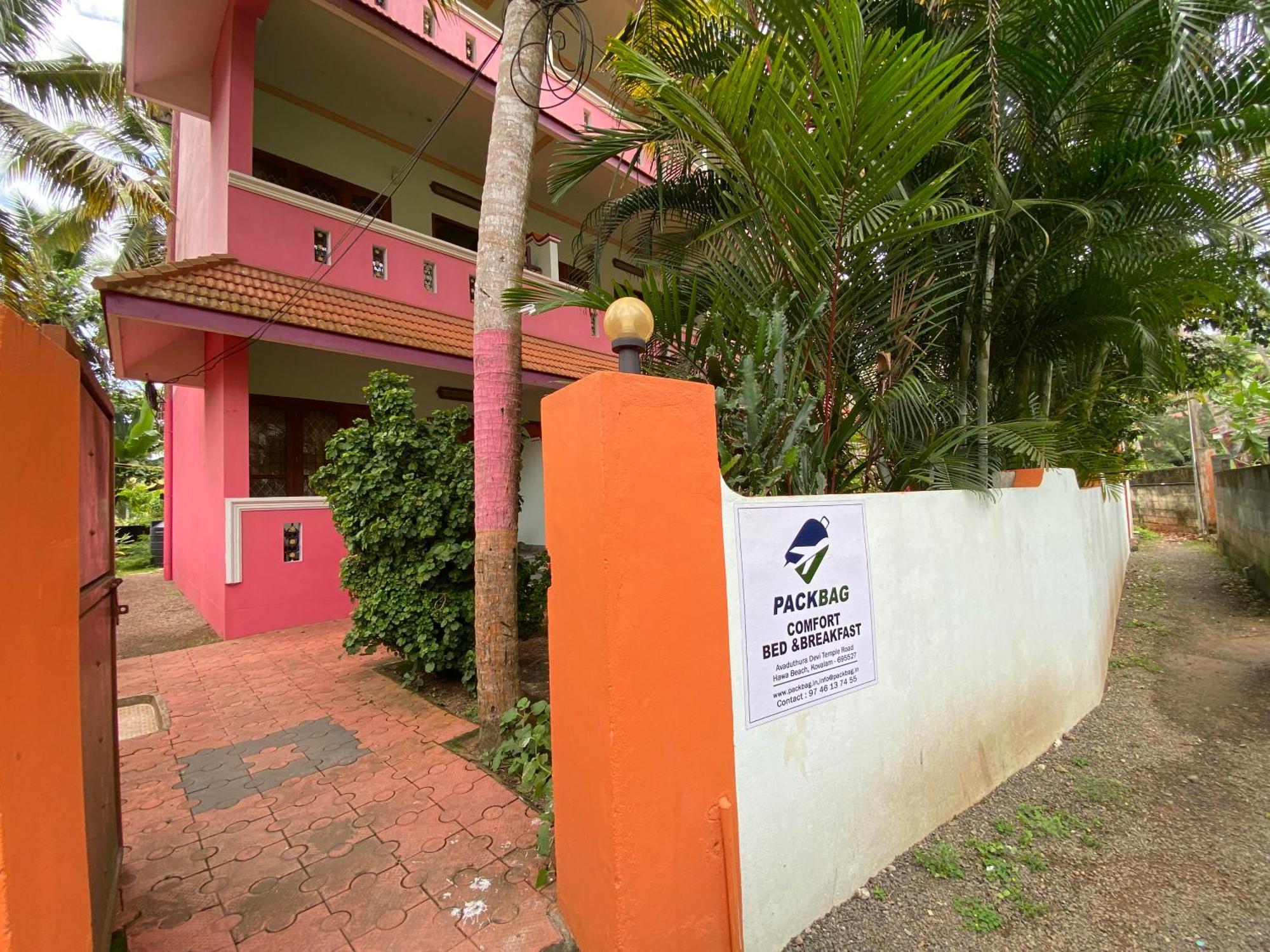 Packbag Comfort Bed & Breakfast Kovalam Εξωτερικό φωτογραφία